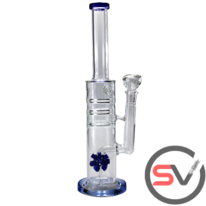 SOLID SPINNER CYLINDER WATER PIPE BLUE 15inch